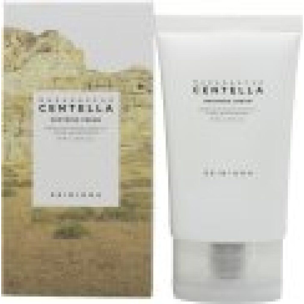 Nahaufnahme der Textur der SKIN1004 Centella Soothing Cream.