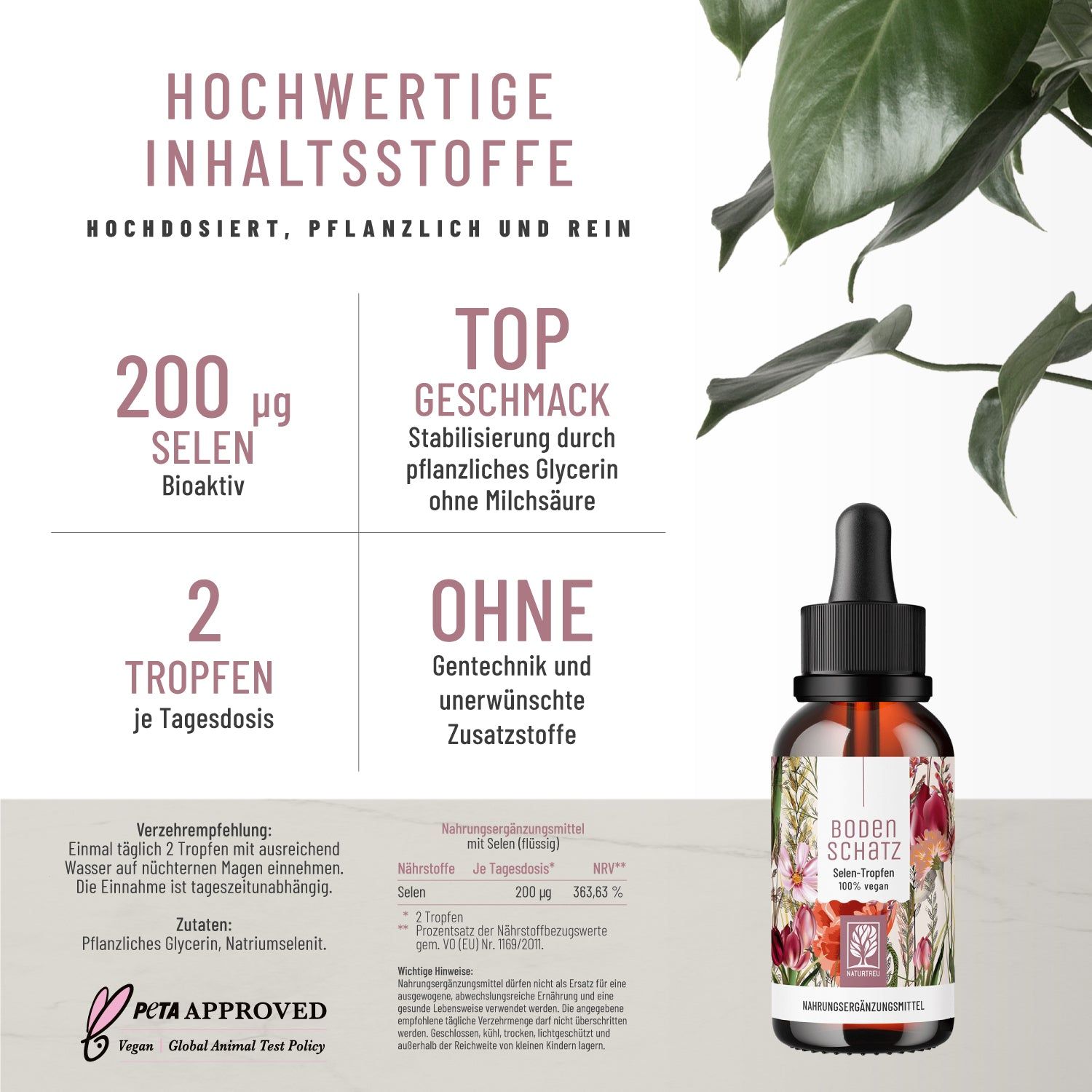 Bodenschatz Selen Tropfen zum Einnehmen 50 ml