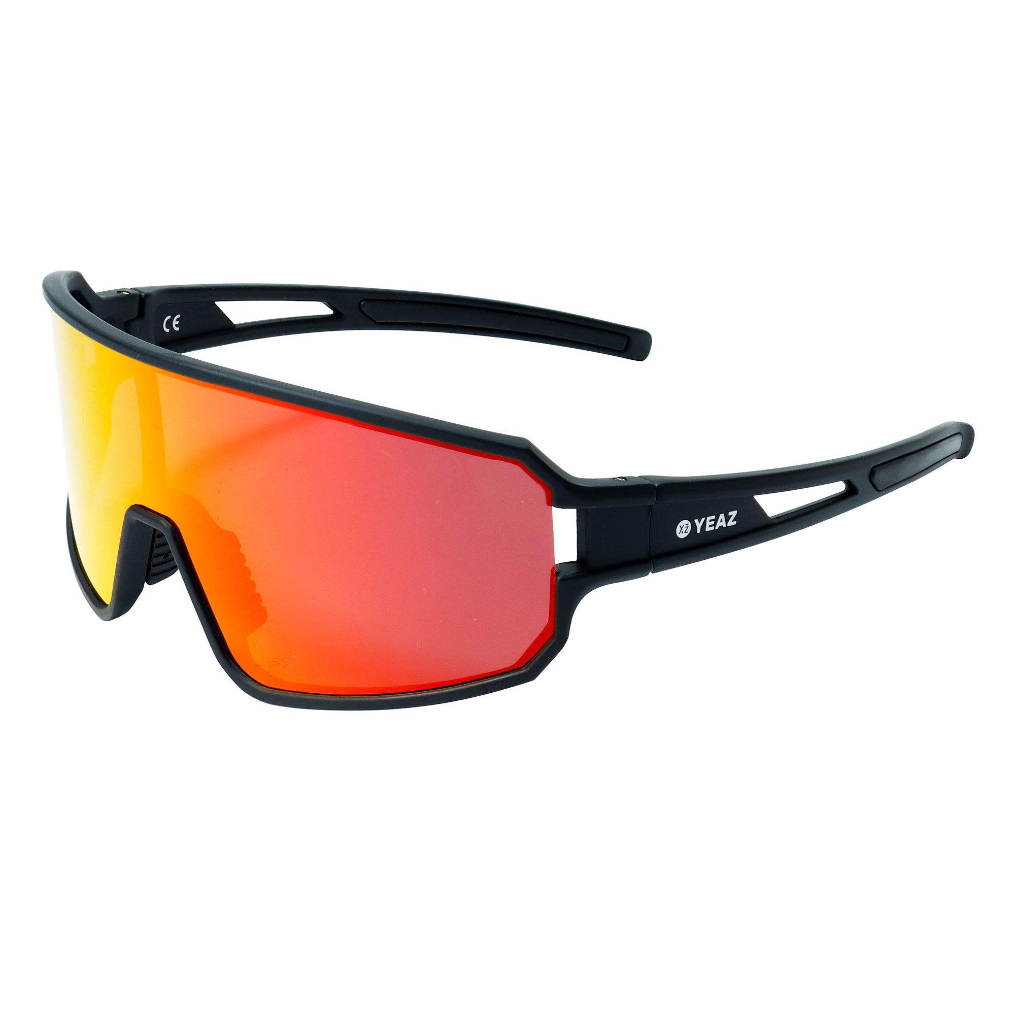 SUNWAVE Occhiali da sole sportivi nero/rosso
