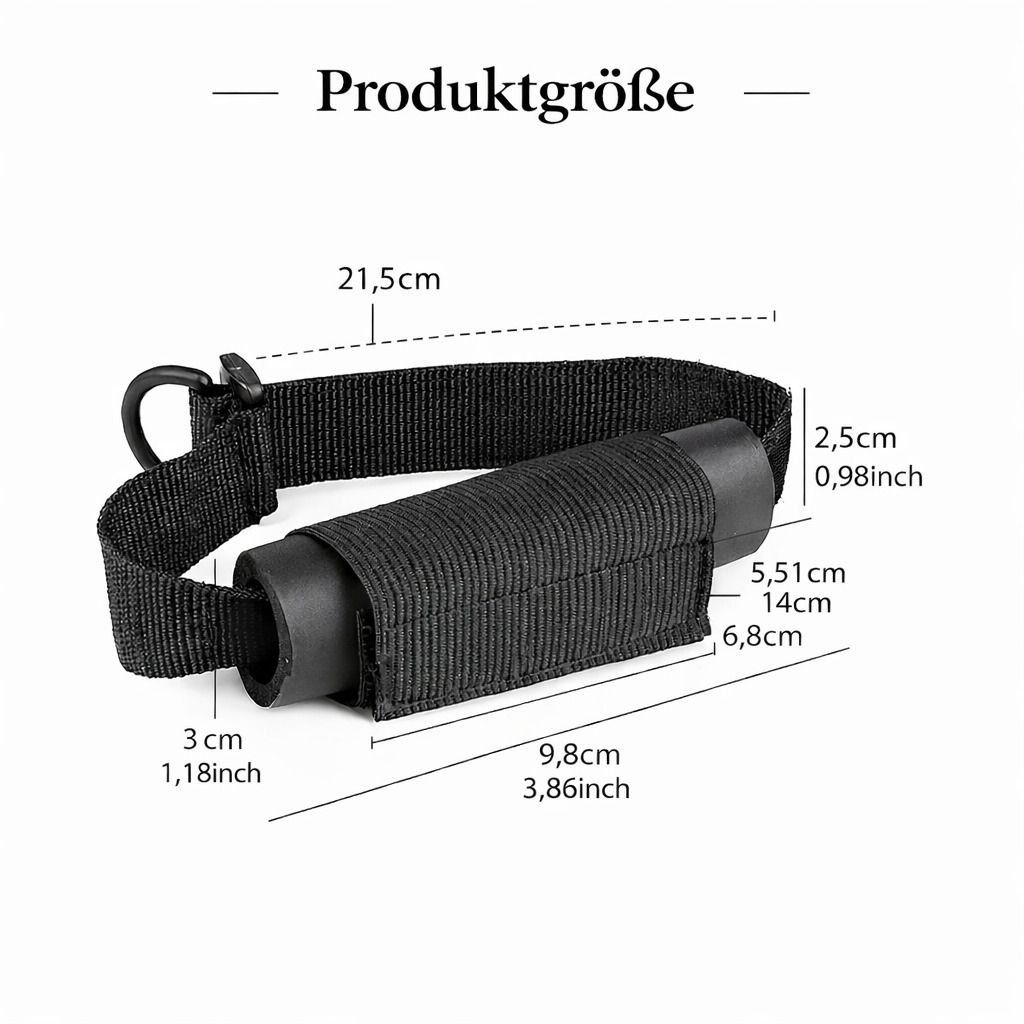 Universal Handgriffhilfe, verstellbares Esshilfe Band für Besteck, rutschfest für Alltag