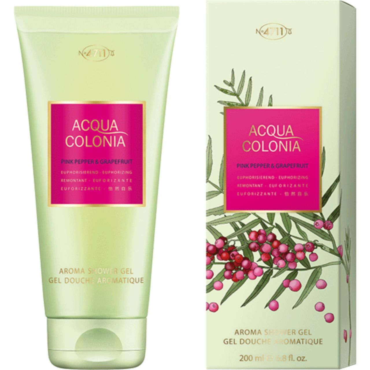 Acqua Colonia 4711 Pink Pepper & Grapefruit Aroma Shower Gel