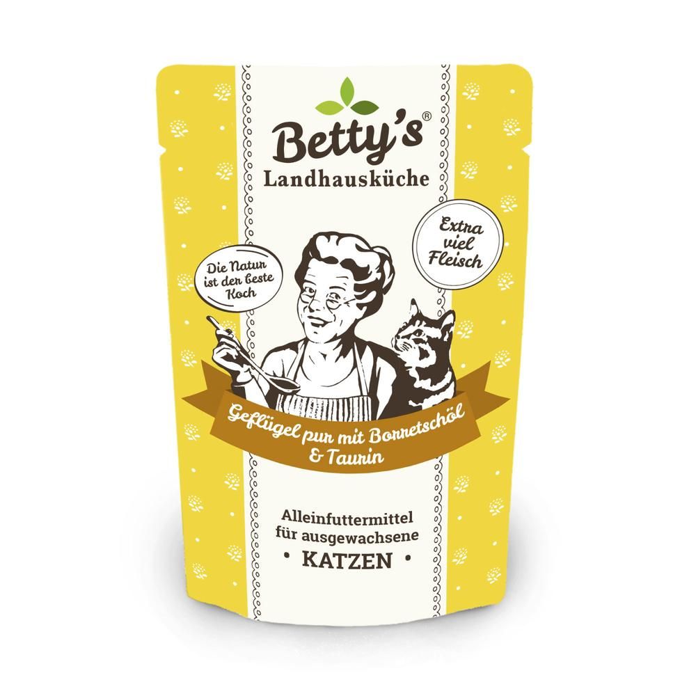 Bettys Landhausküche LHK Cat Geflügel PUR mit Borretschöl