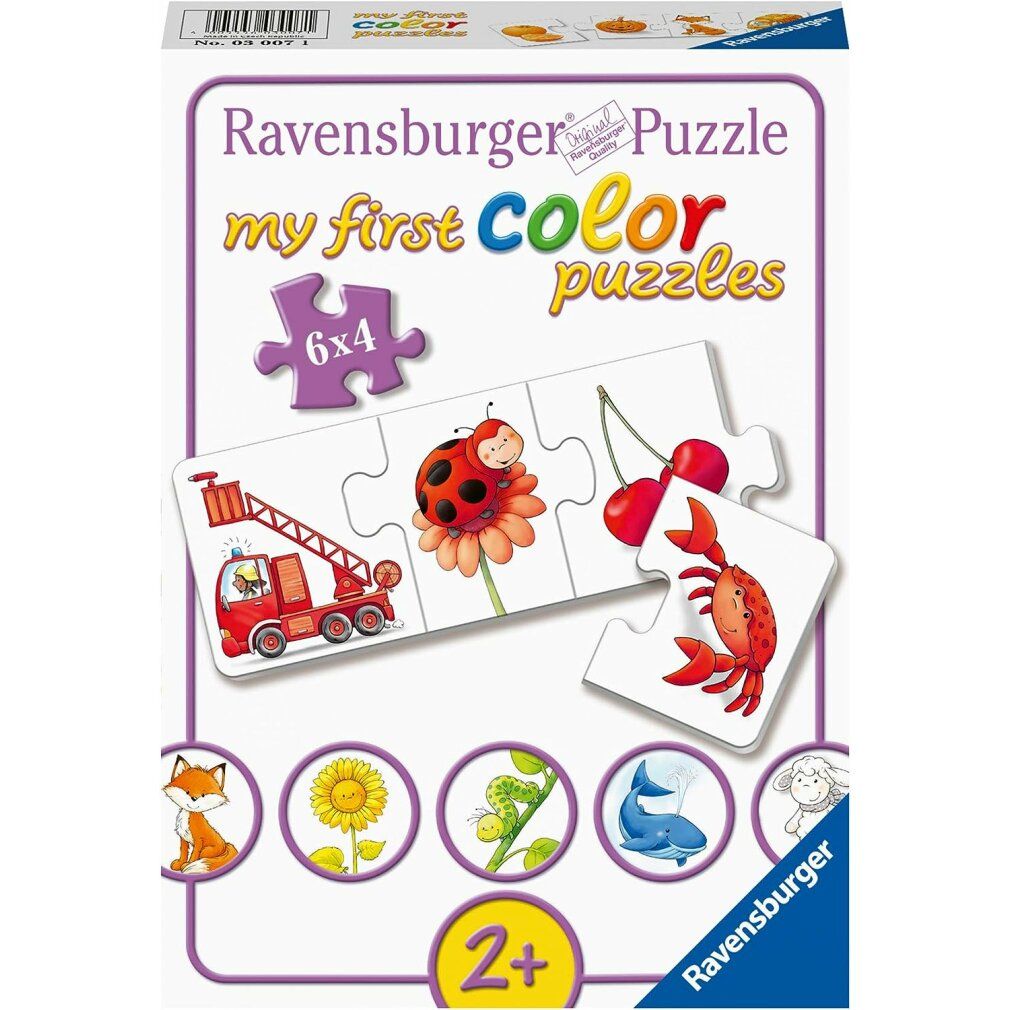 ravensburger Mein erstes Puzzle Farben 6x4 Teile
