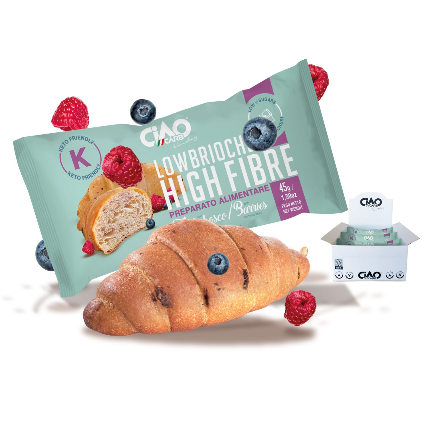 CIAOCARB Lowbrioche Frutti Di Bosco Low Line