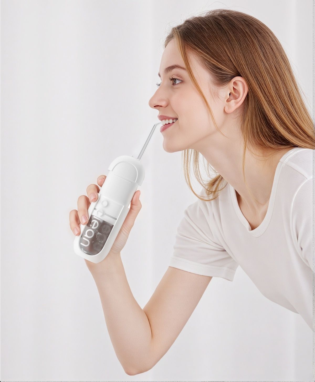 Oclean W10 Tragbare Munddusche Lite, Weiß