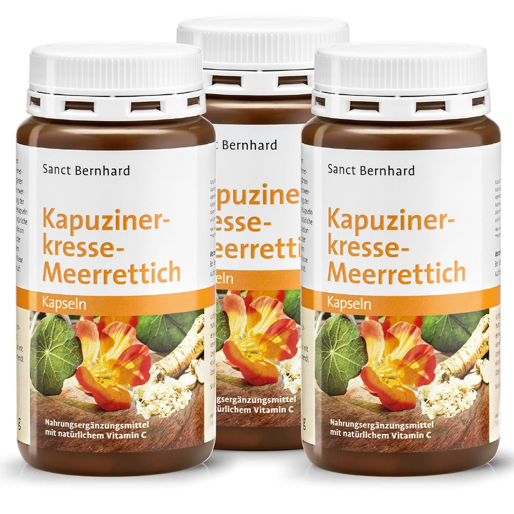 Sanct Bernhard Kapuzinerkresse-Meerrettich-Kapseln