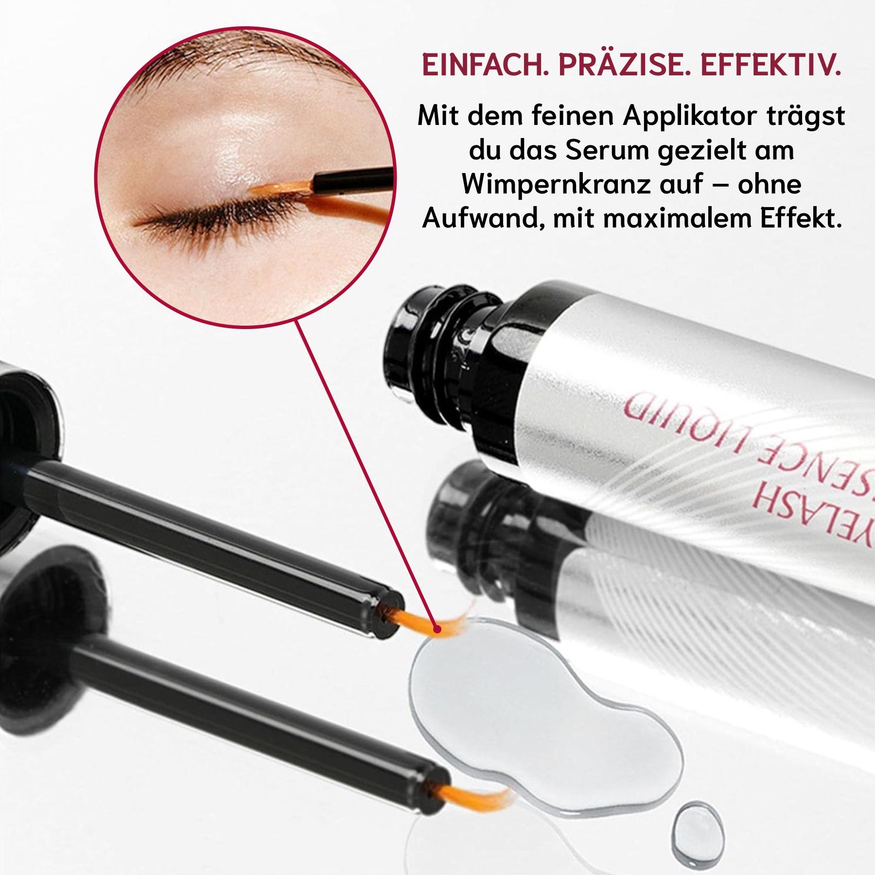 Iconsign Wimpernserum Augenbrauen Serum Essence für Wimpernwachstum