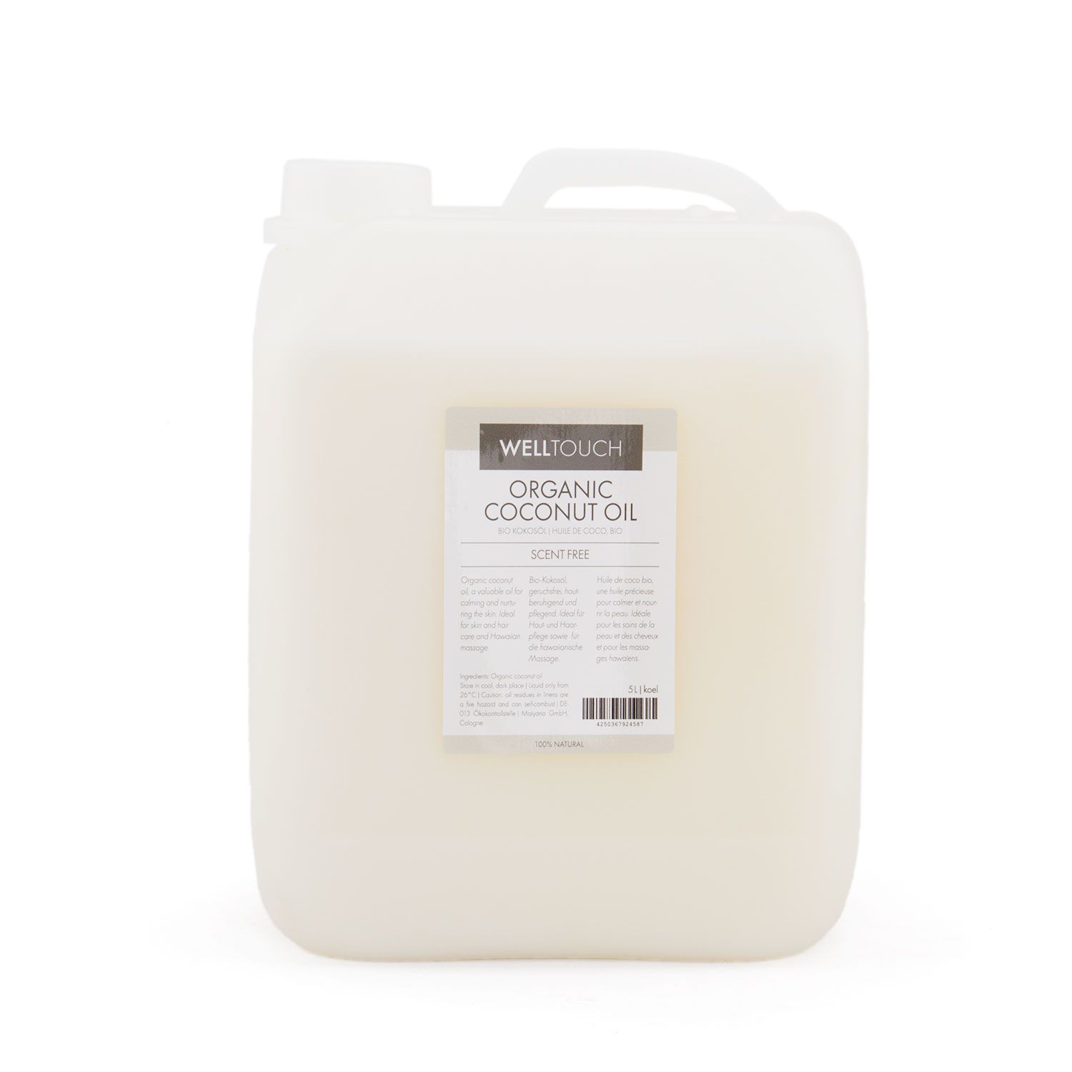 Welltouch Kokosöl Bioqualität (geruchlos)