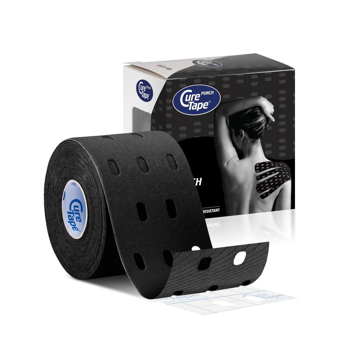 Cure Punch Original Kinesiology Tape Schwarz