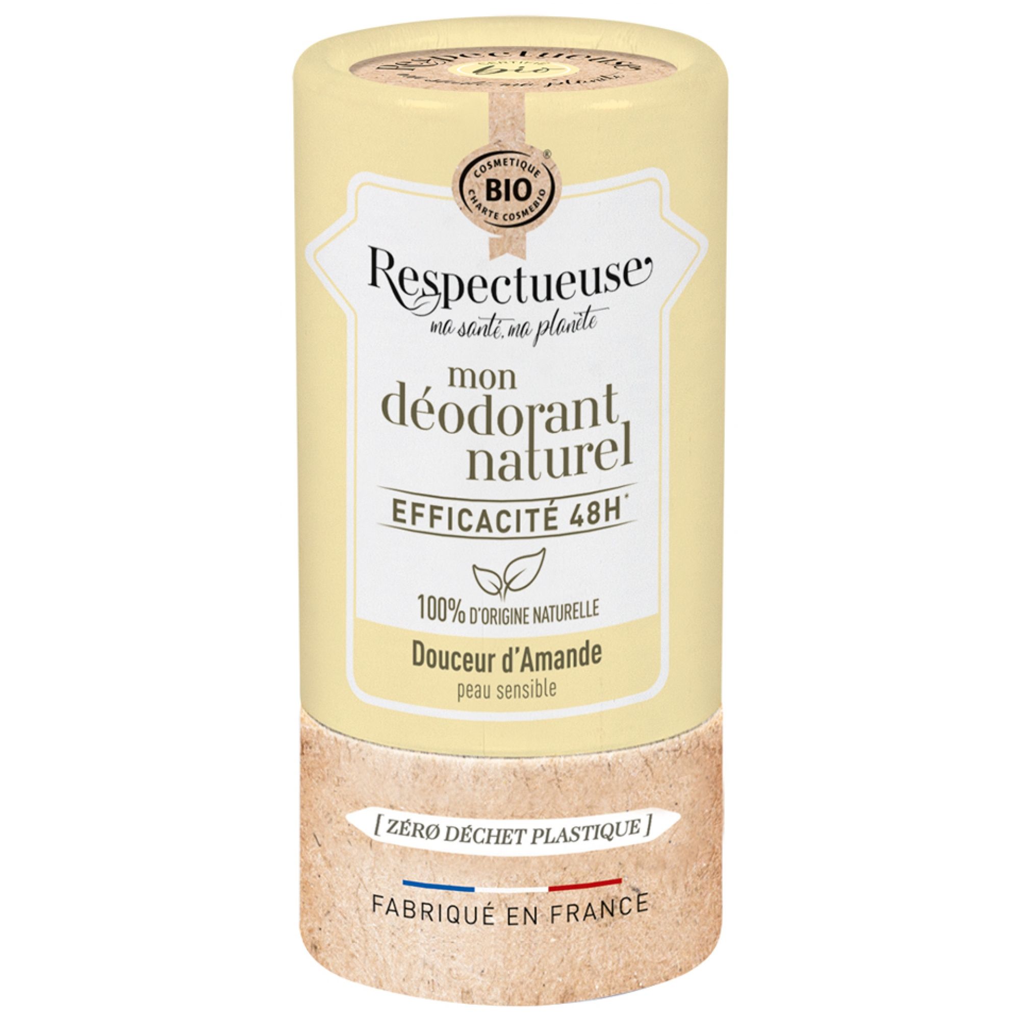 Respectful My Natural Deodorant Bio-Mandel-Weichheit 9,5x4,1x4,1 cm