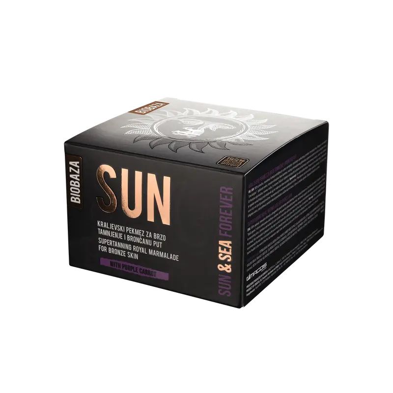 BIOBAZA Sun Royal Tanning Jam – Bräunungscreme für schnelle, intensive & natürlich bronzene Bräune