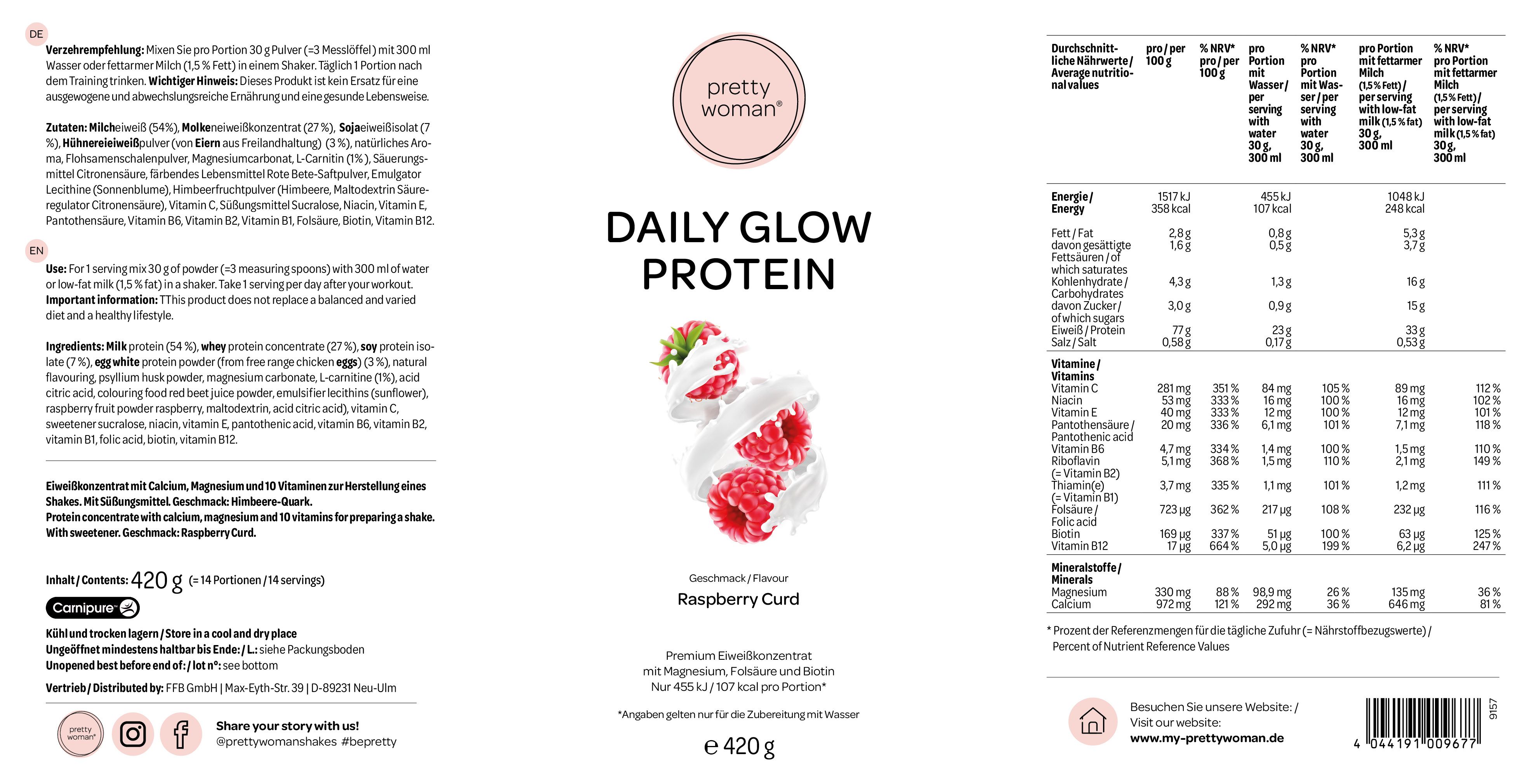 Pretty Woman Daily Glow Protein
