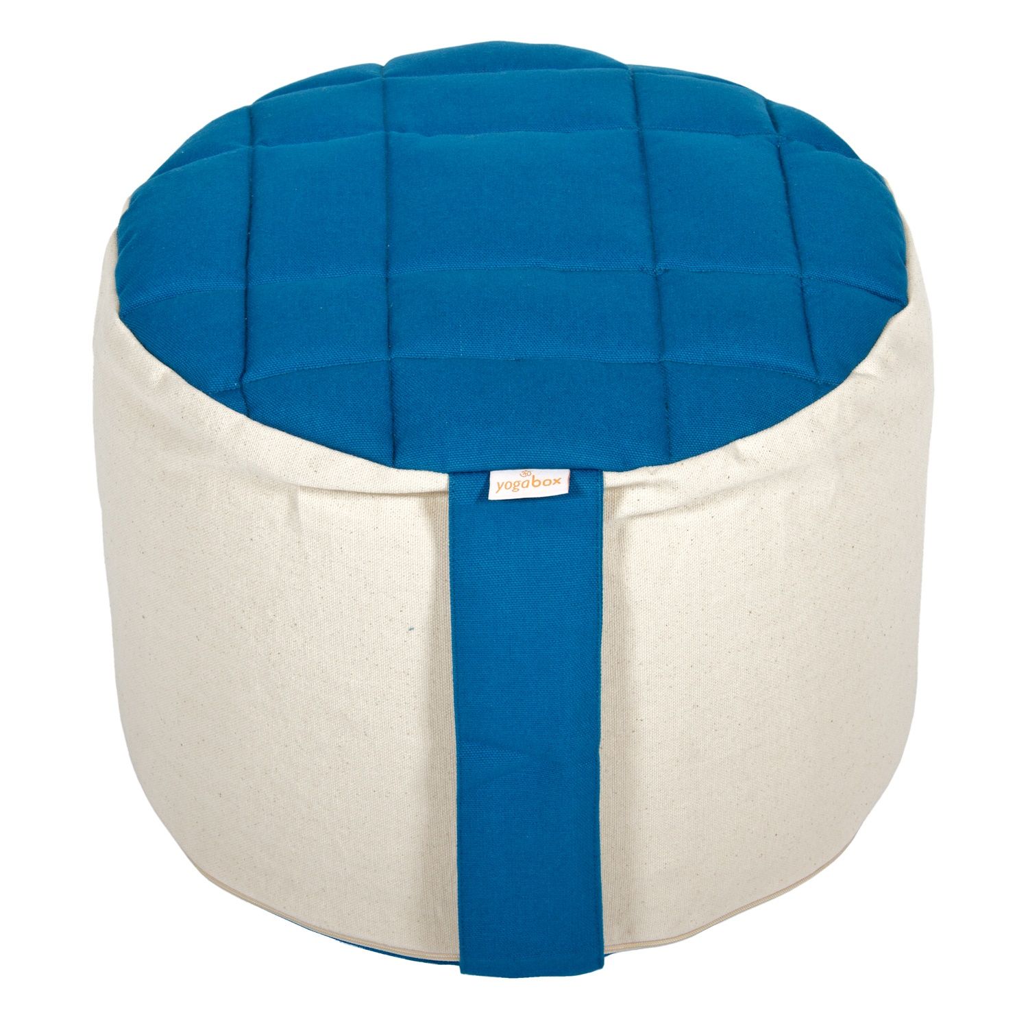 yogabox Meditationskissen Rondo Big Premium - petrol / natur 35 x 25,0 cm 1 St