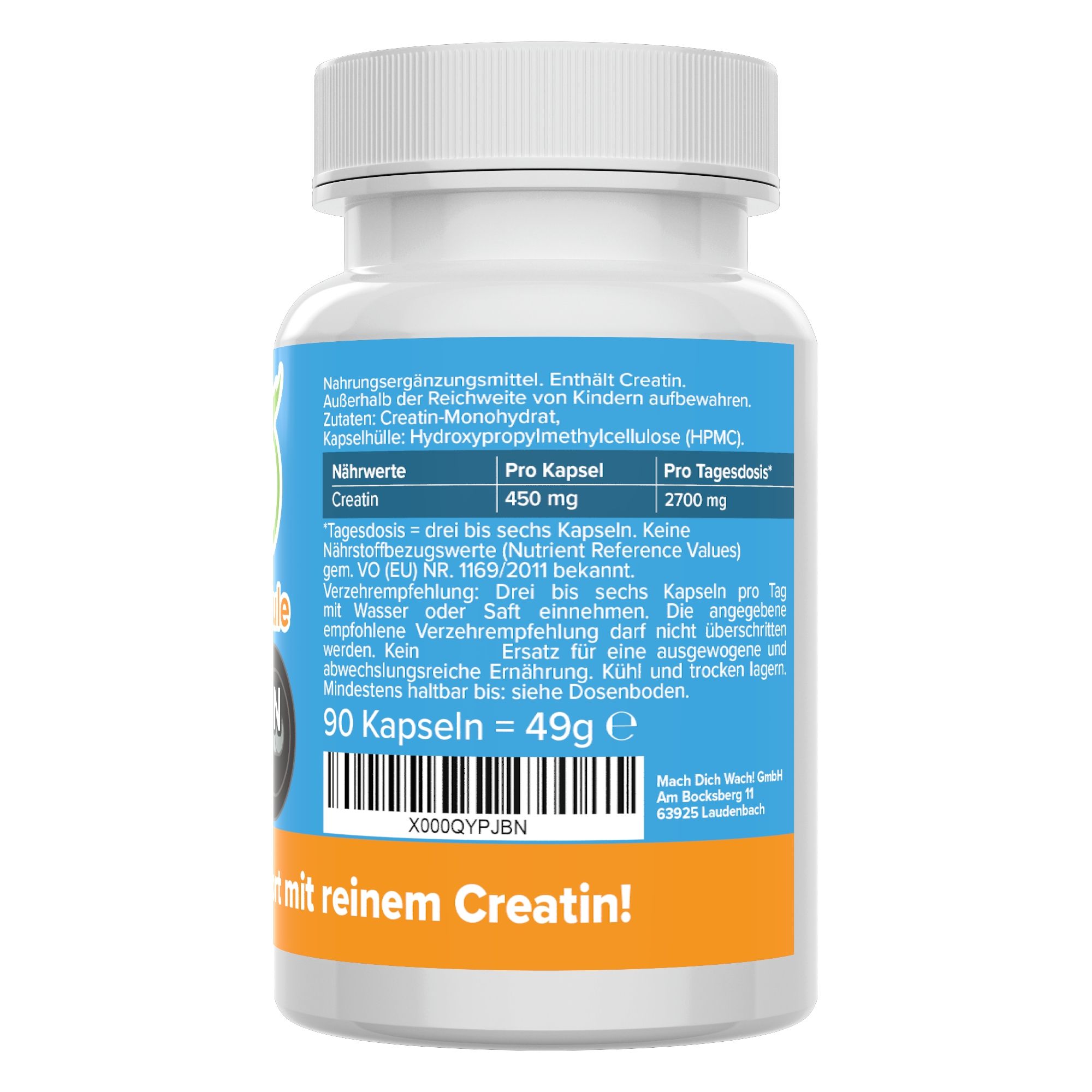 Creatin Monohydrat Kapseln - Vitamineule® 90 St