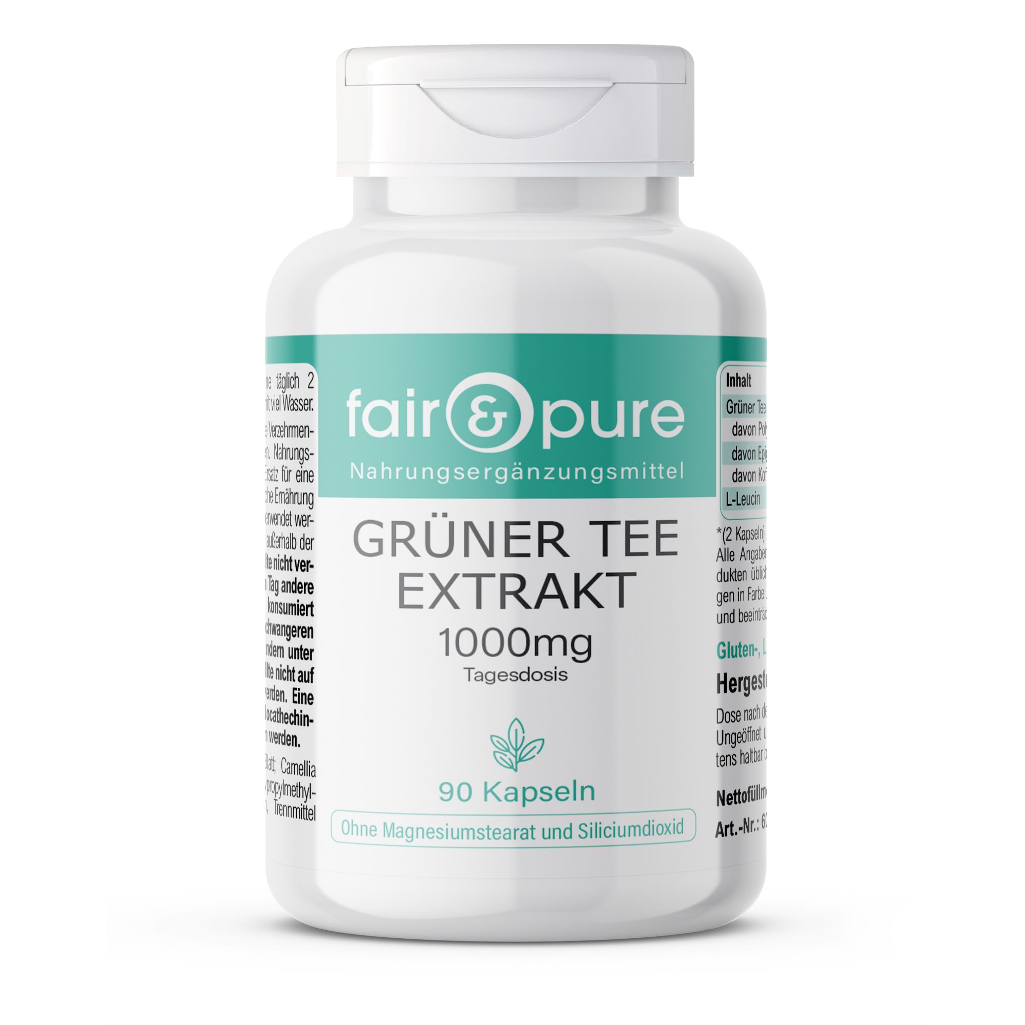 Grüner TEE Extrakt 500 mg Kapseln 90 St