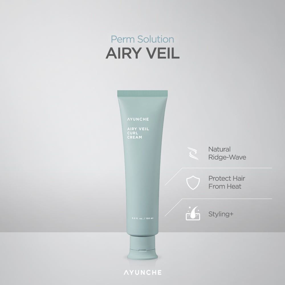 AYUNCHE Airy Veil Curl Cream – Lockencreme für Definition & Anti-Frizz