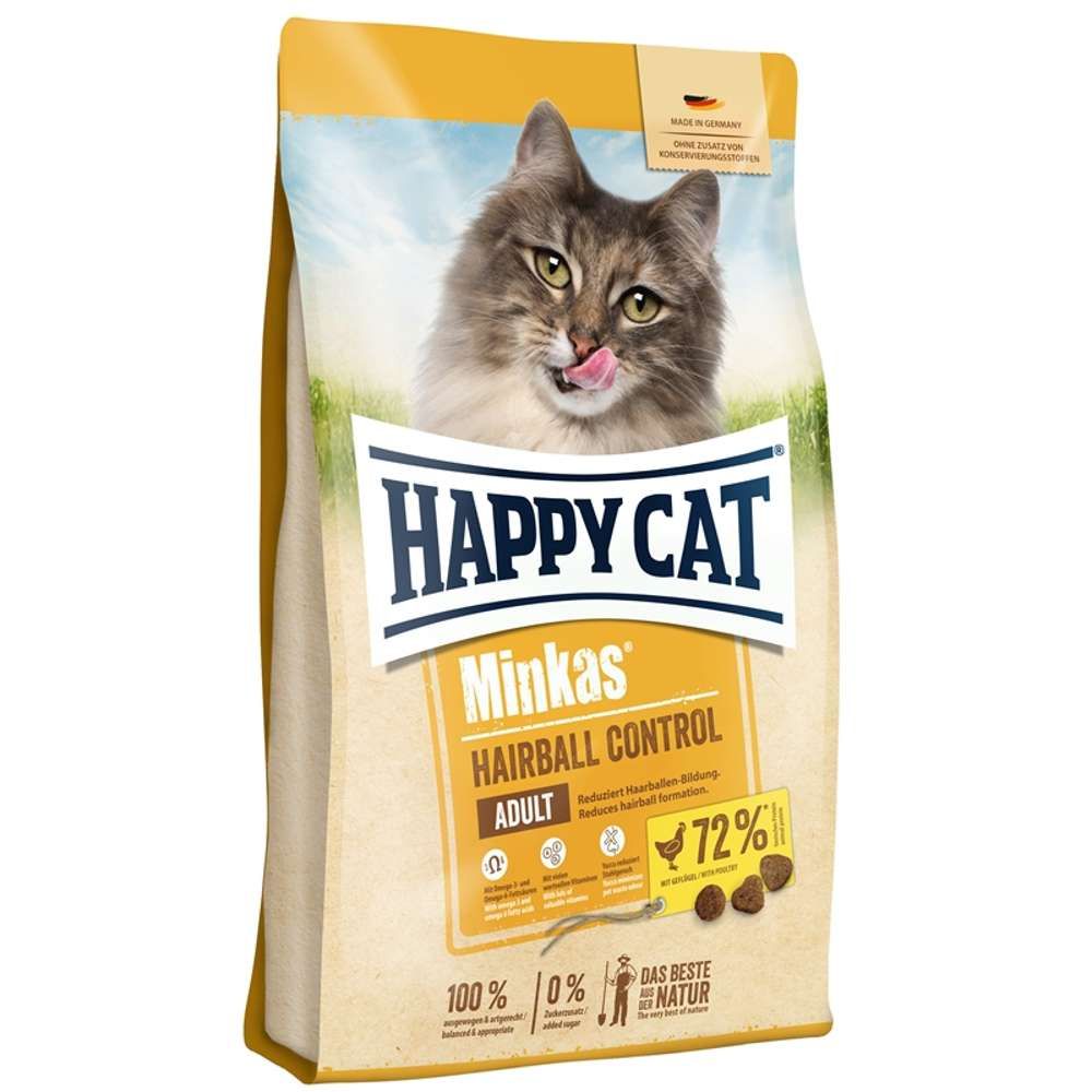 Happy Cat - Minkas Hairball Control Geflügel 500 g Gel