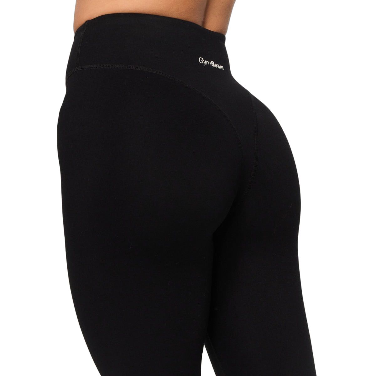 GymBeam Leggings Damen hohe Taille ohne Taschen Black