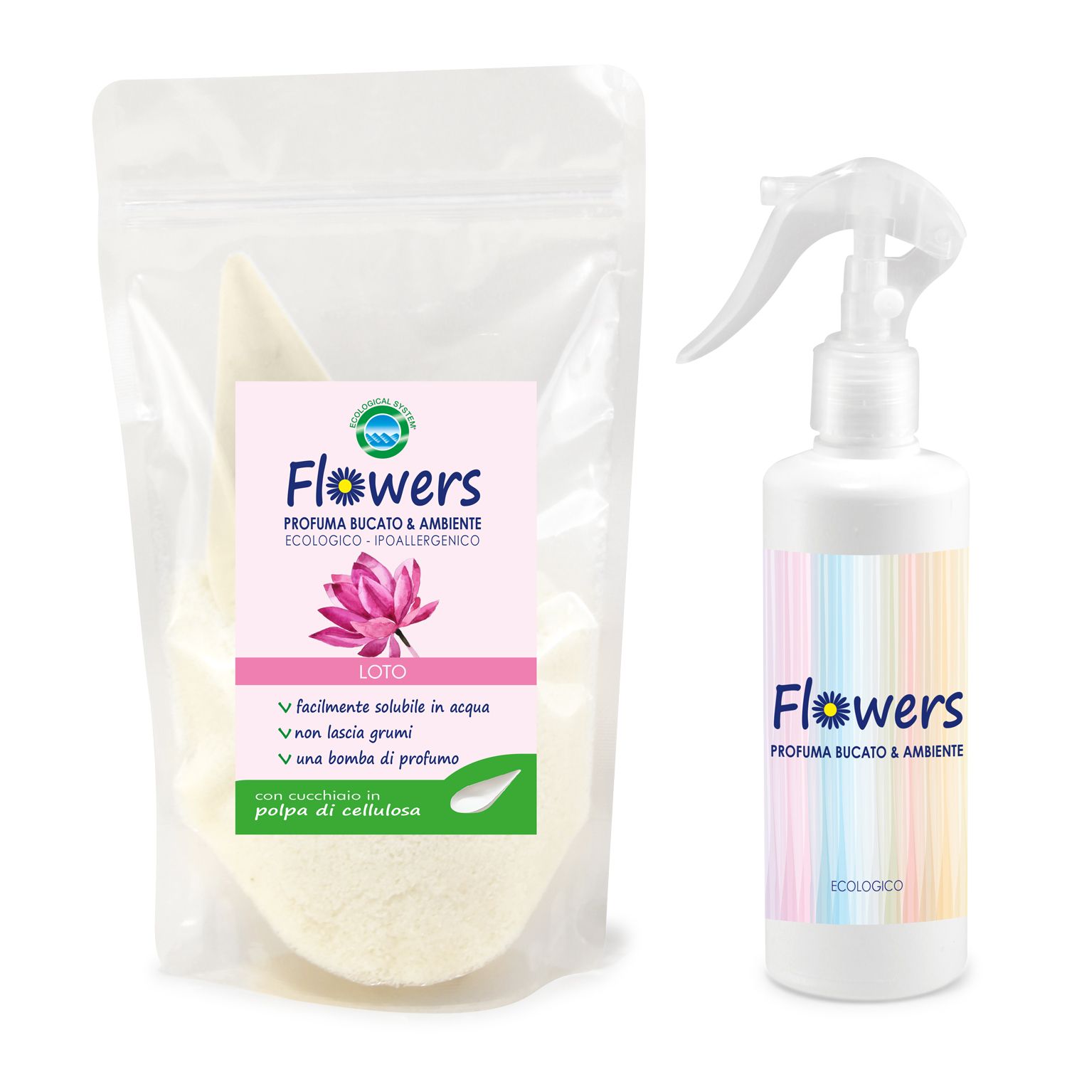 Profuma Bucato E Ambiente In Polvere Ecologico Flowers