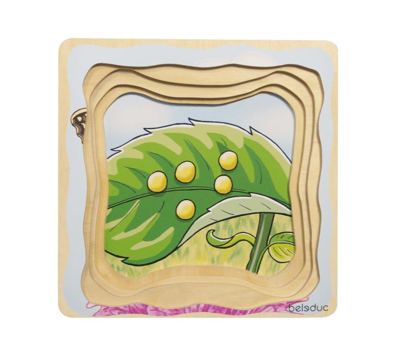 Beleduc Lagen-Puzzle Schmetterling