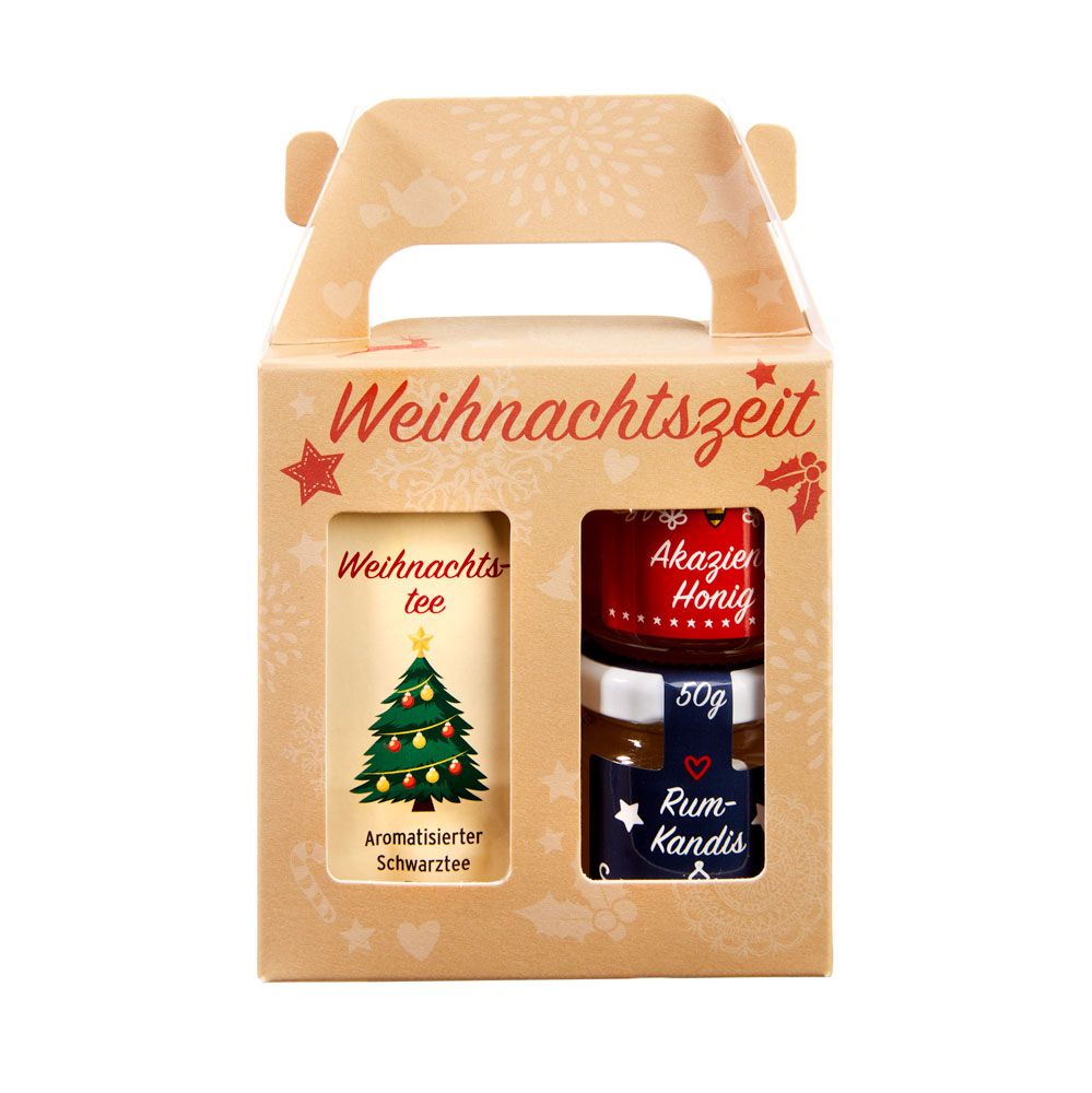 3er Set Aromatisierter Schwarztee Weihnachtszeit