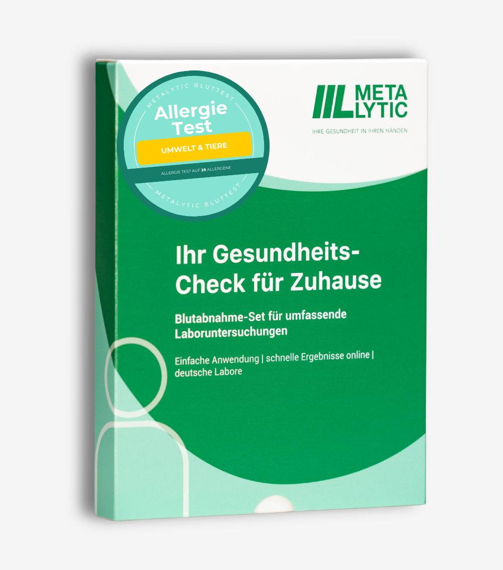 MetaLytic - Allergie Test Umwelt & Tiere (26 Allergene) Vollwertiger Labortest 1 St