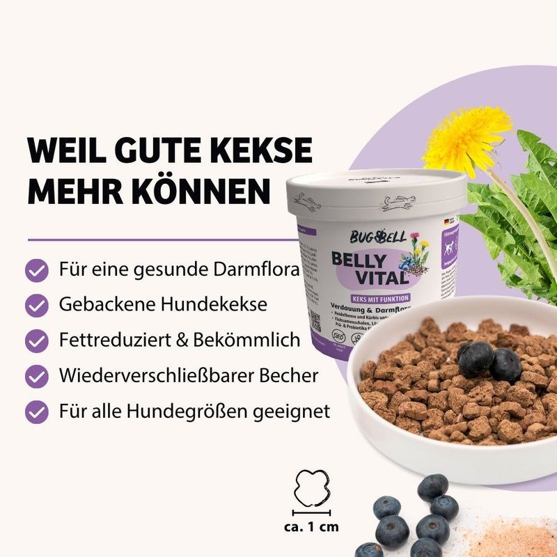 BugBell Hundekeks BellyVital  - Verdauung & Darmflora