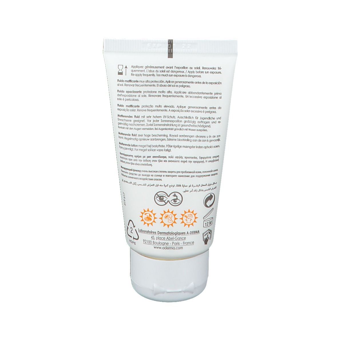 A-Derma Protect AC Mattierendes Fluid LSF 50+