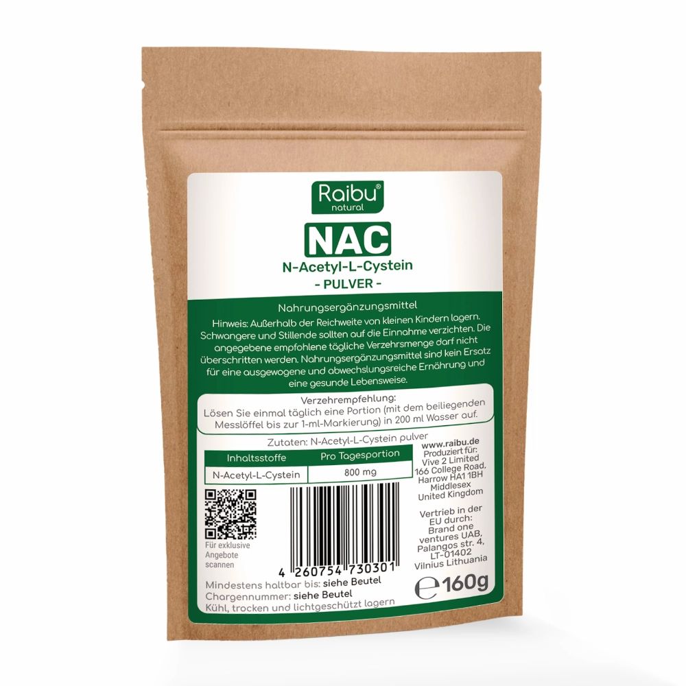 RAIBU NAC (N-Acetyl L-Cystein) Pulver