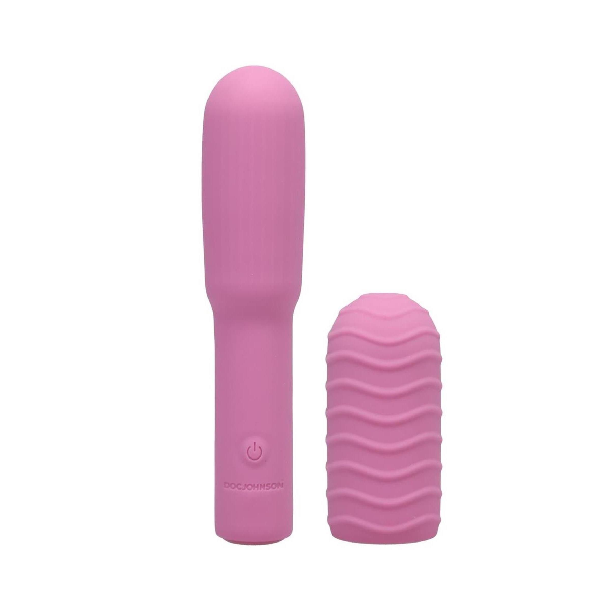Doc Johnson - Elite - Mini Vibrator with Interchangeable Attachment