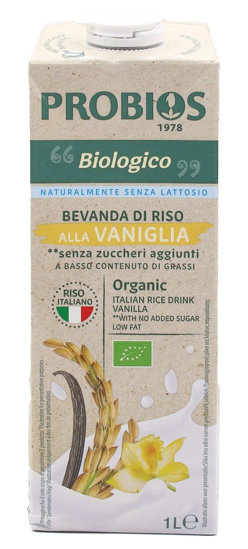 Probios Rice&Rice Rice&Rice Bevanda Di Riso Alla Vaniglia 1 Litro - Immagine 3