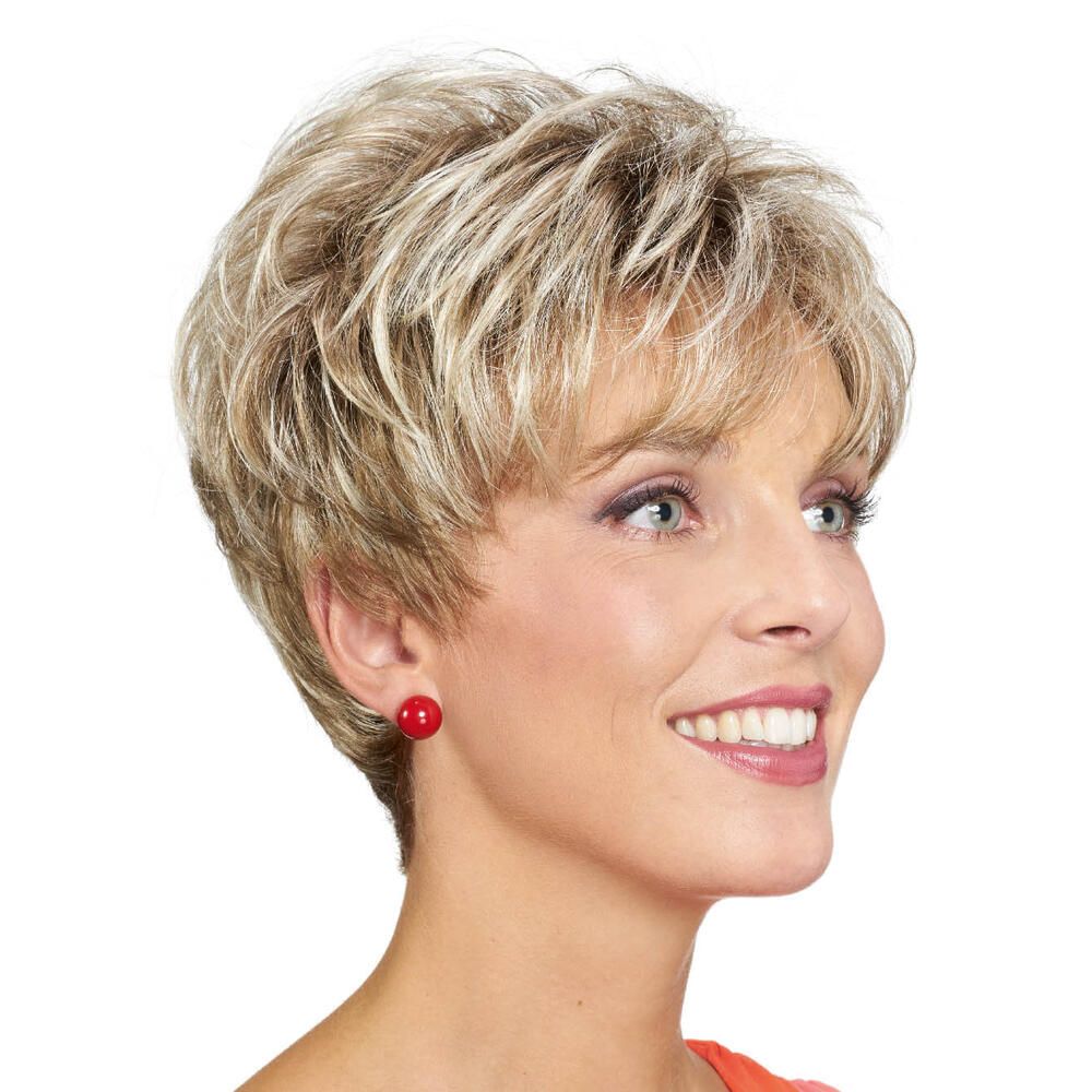 Perücke Svenja von trendhair in Mittel-/Hellblond, dunkler Ansatz