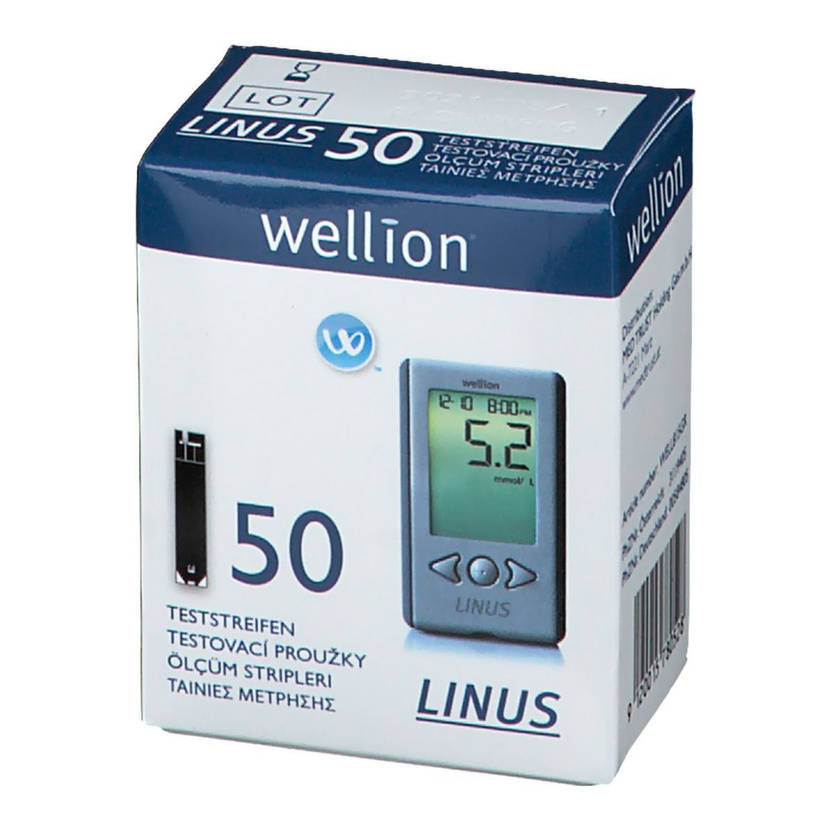 Wellion LINUS Blutzucker Teststreifen