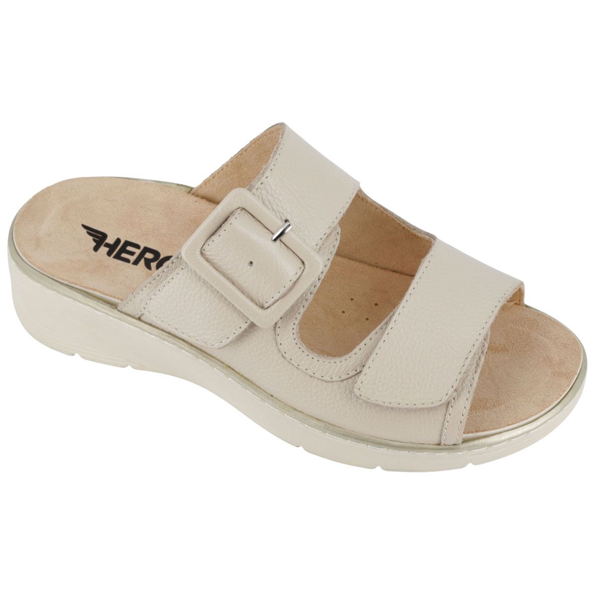 Hergos H5700 - Sabot in pelle ingrassata con plantare estraibile
