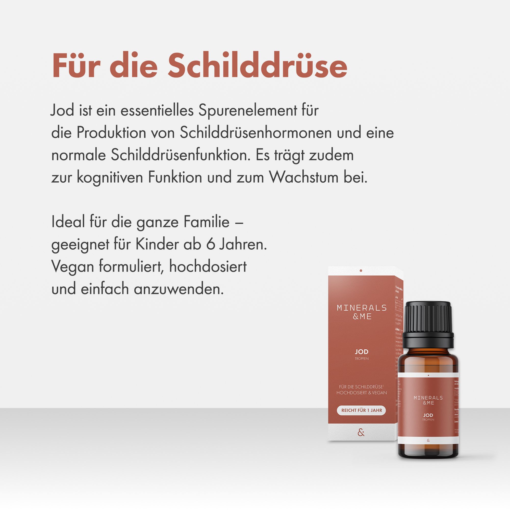 MINERALS & ME® Jod Tropfen