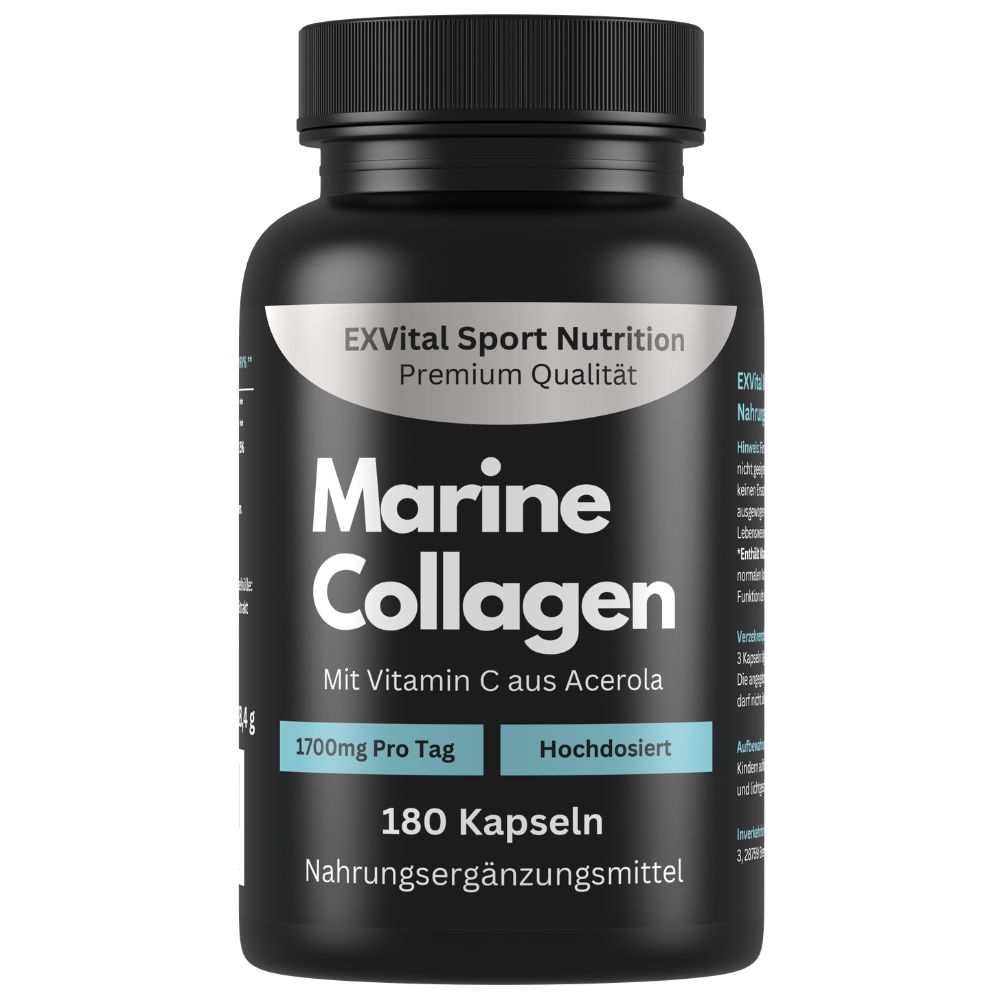 EXVital® Marine Collagen Kapseln mit Vitamin C