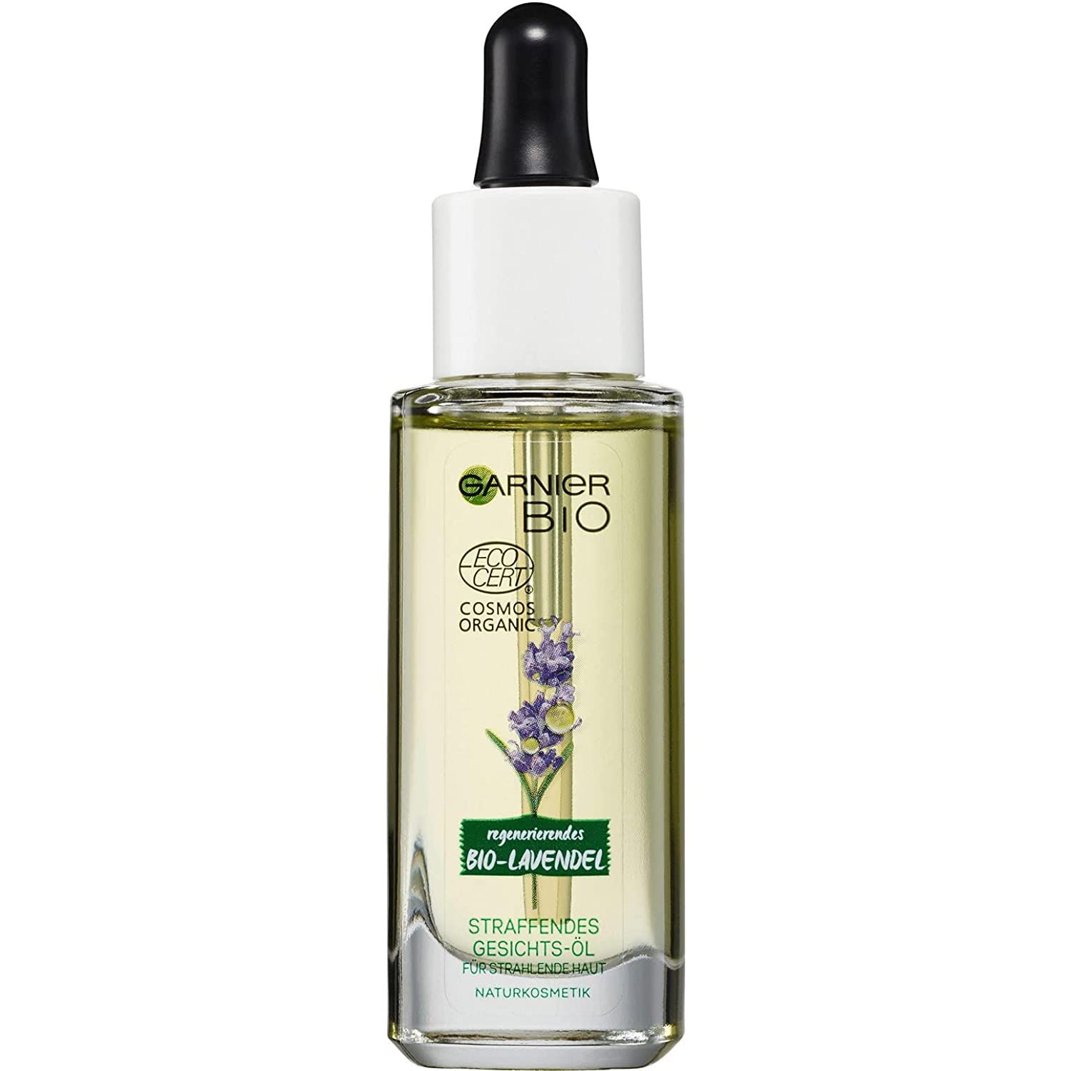 Garnier Bio Straffendes Gesichts-Öl, Anti-Aging Gesichtspflege mit Bio Lavendel
