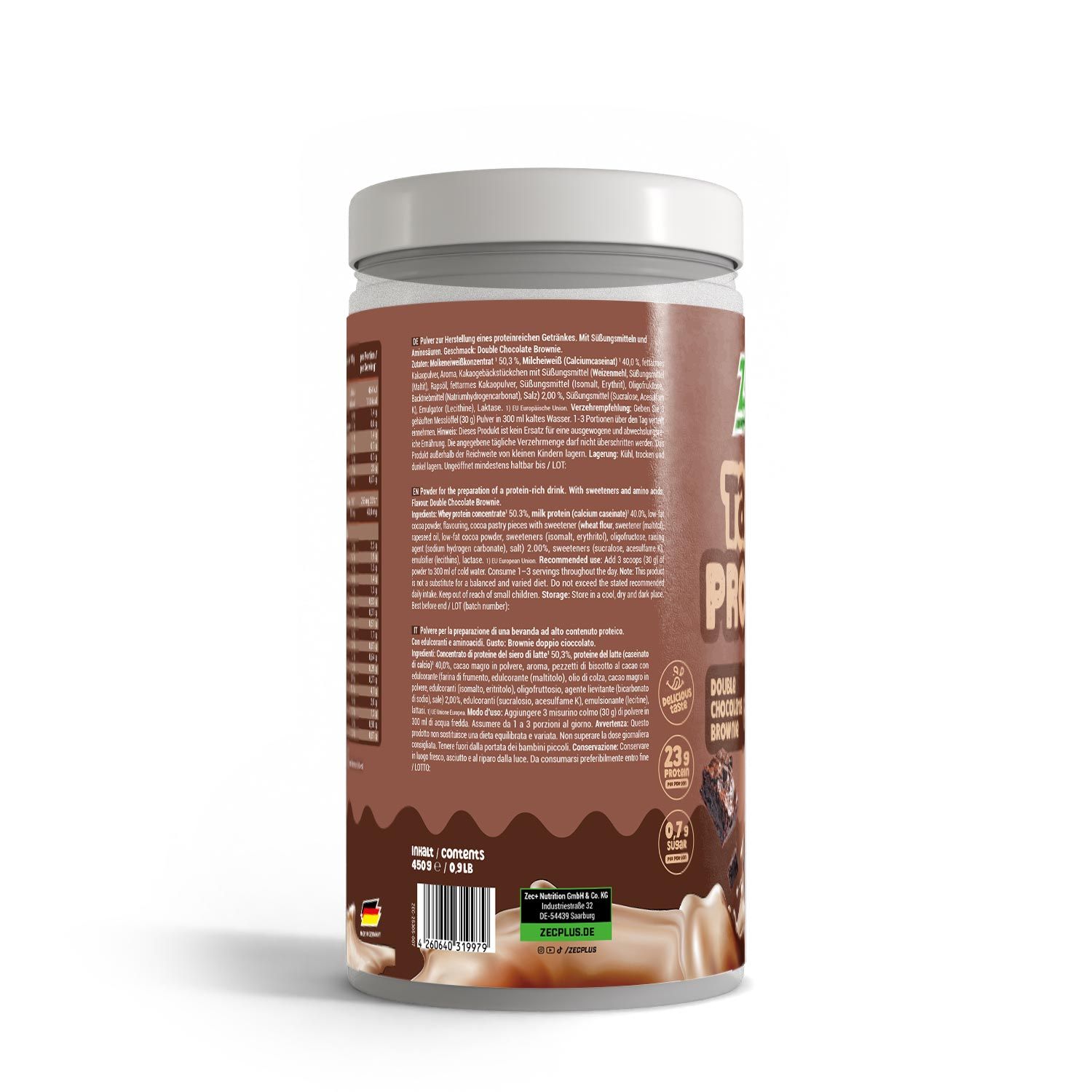 ZEC+ TASTY PROTEIN Double Chocolate Brownie