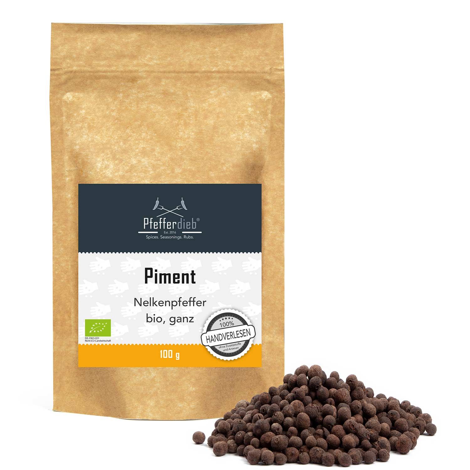 Pfefferdieb - Piment ganze Beeren bio