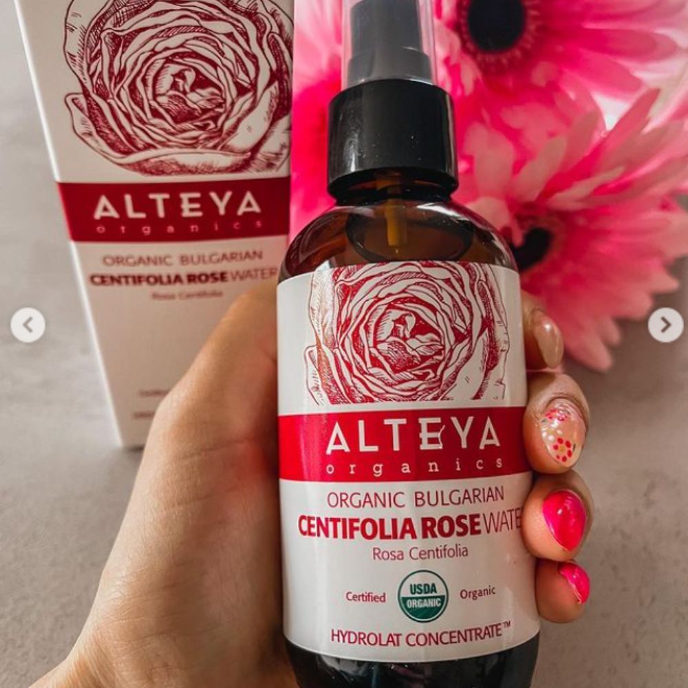 Alteya Organics Bio-Rosenwasser (Rosa Centifolia) GLAS