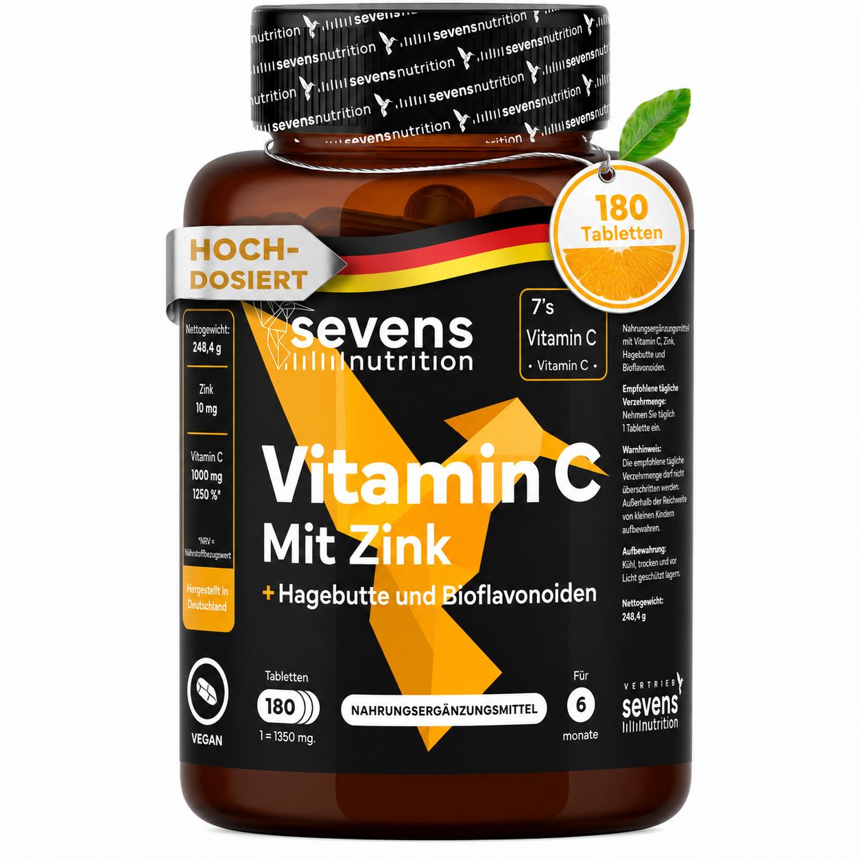 SEVENS NUTRITION Vitamin C Tabletten