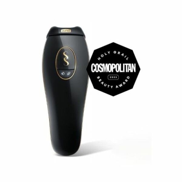 Schwarzes SmoothSkin Pure Fit IPL Haarentfernungsgerät. Auszeichnung "Cosmopolitan Beauty Award 2023".