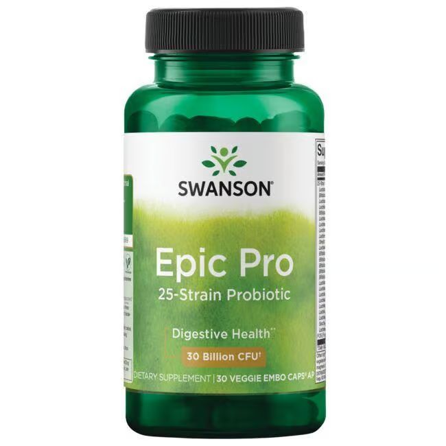 Swanson Epic Pro 25-Stämme Probiotikum 30 Pc