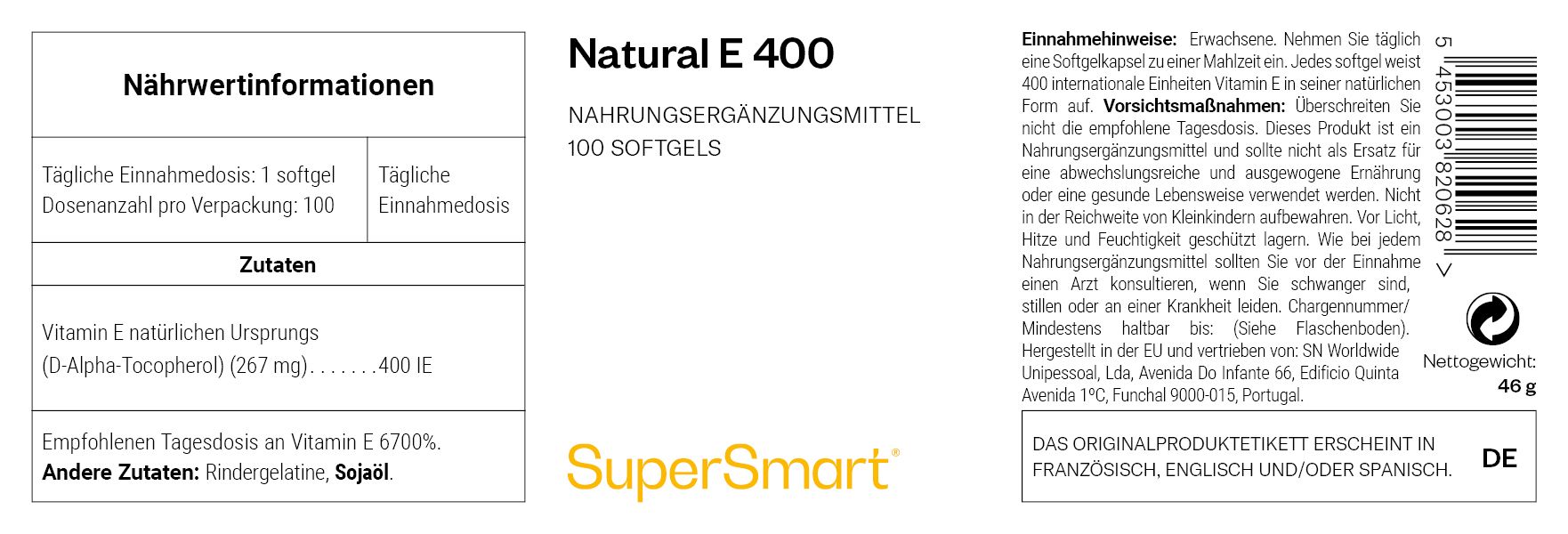 Natürliches E 400 - SuperSmart