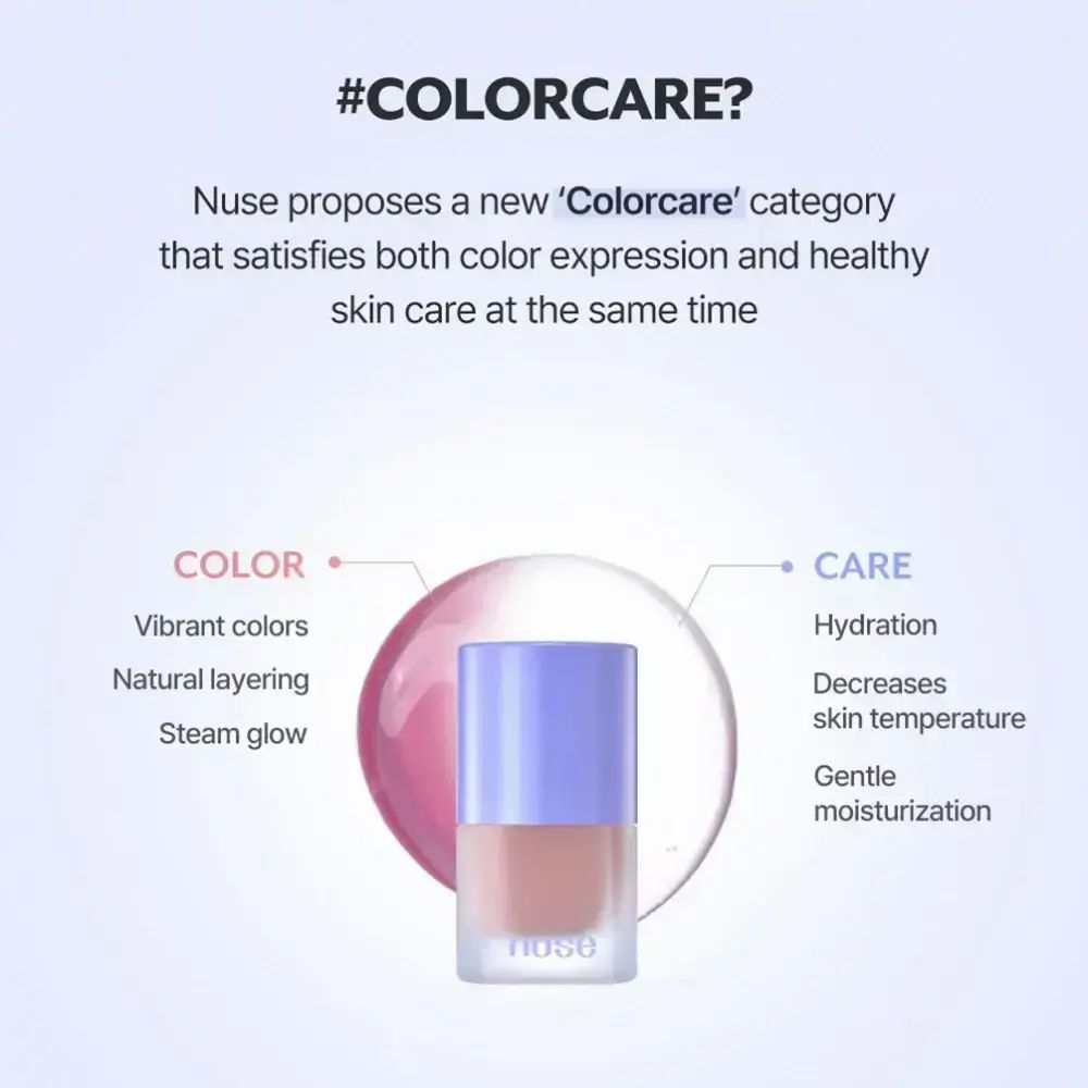 NUSE Liquid Care Cheek 02 Fig Fog – Flüssiges Rouge