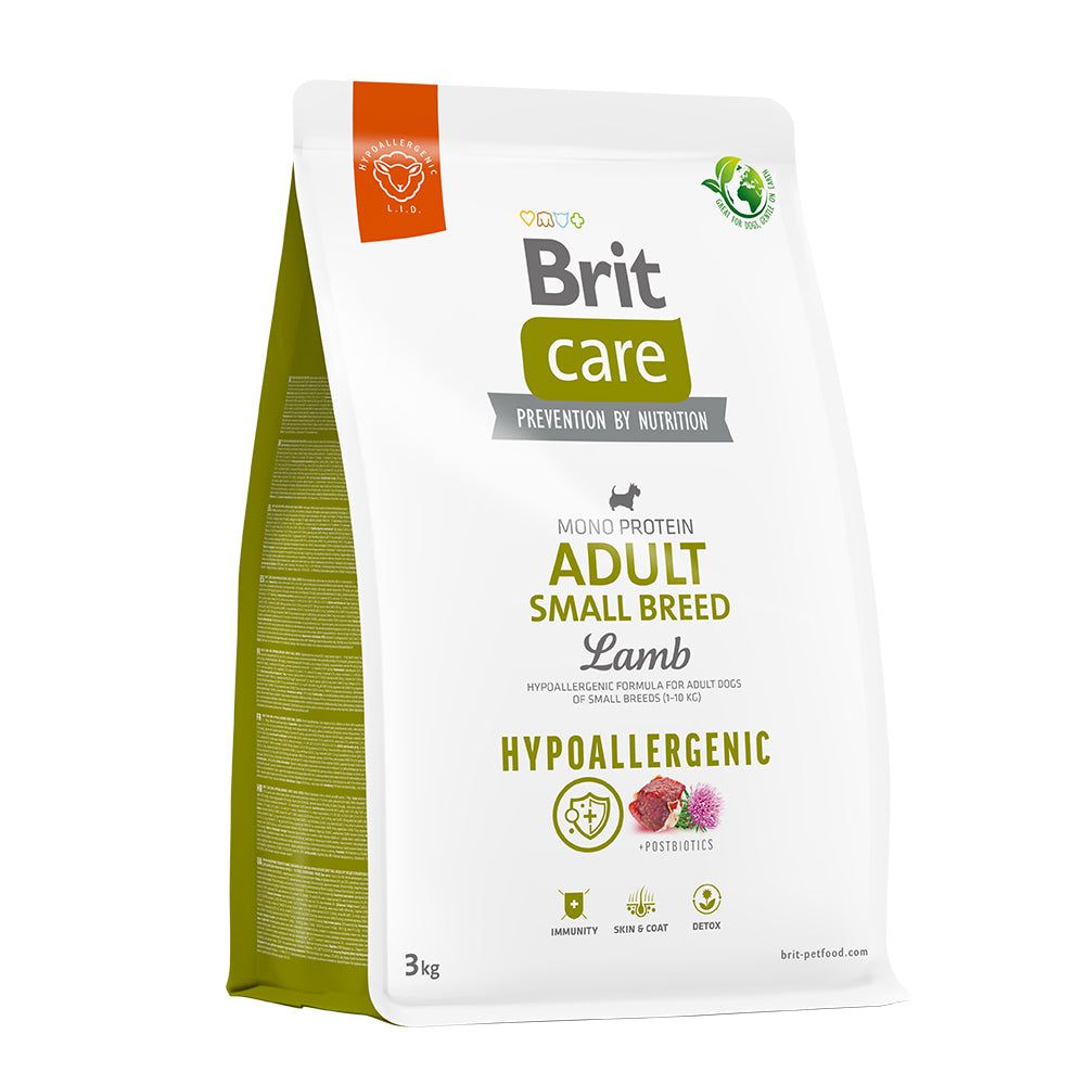 Brit Care Dog - Hypoallergenic Adult Small Breed Lamb 3 kg Futter