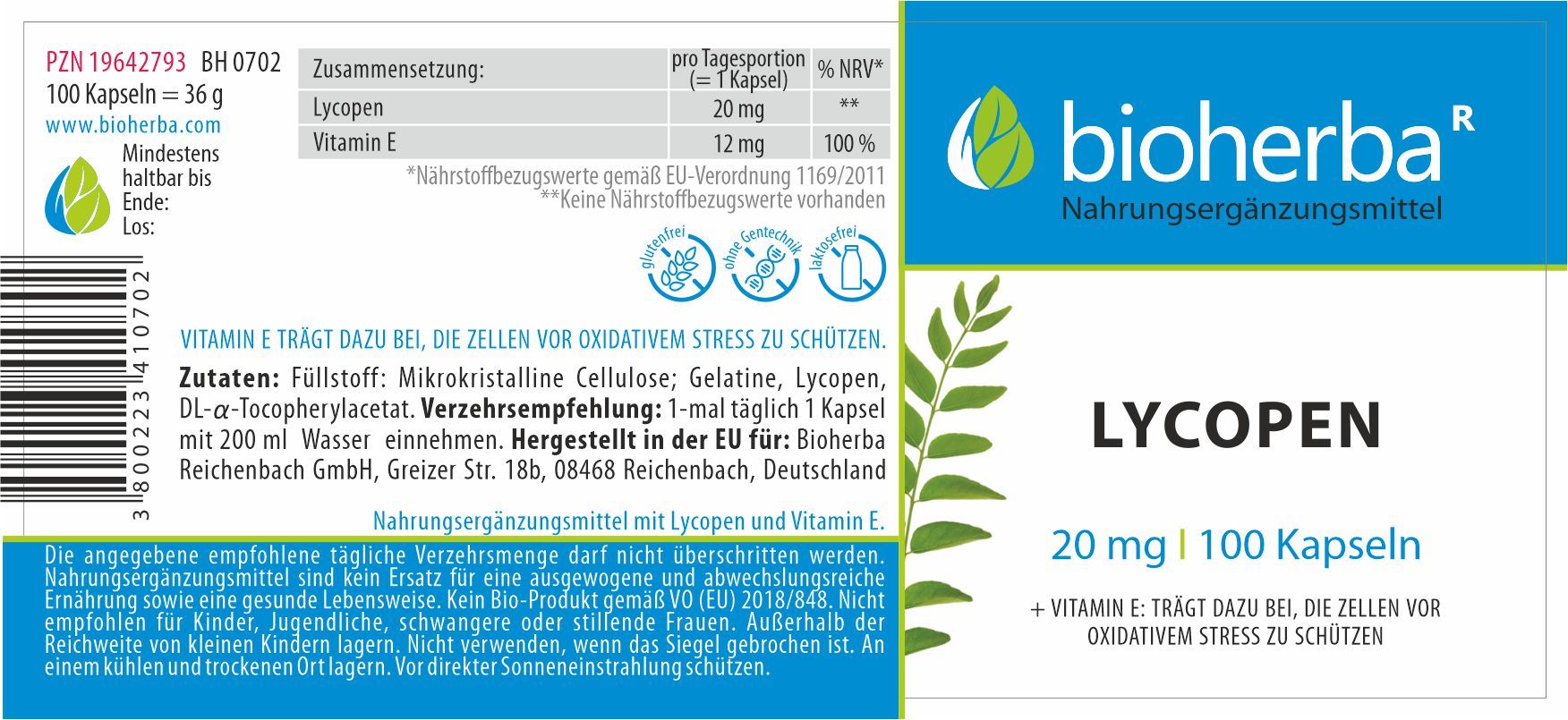 Bioherba Lycopen Kapseln