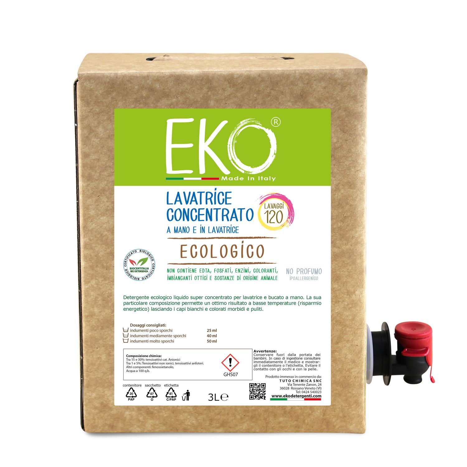 Eko Detersivo Ecologico Lavatrice E Bucato A Mano