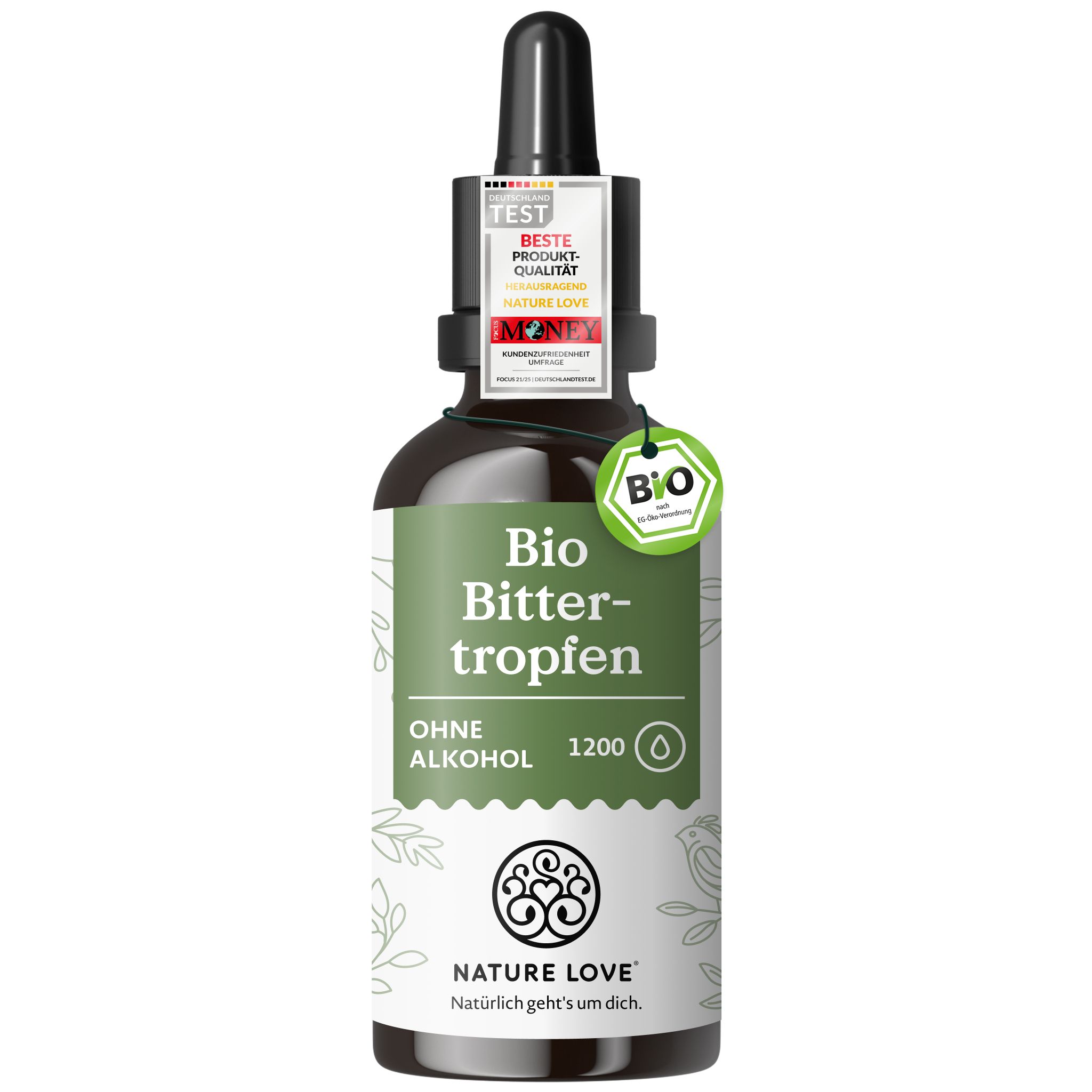 NATURE LOVE® gocce amare biologiche senza alcool