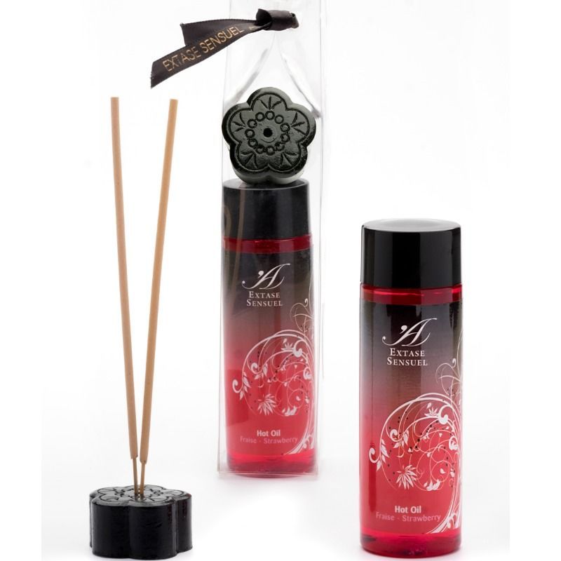 Extase Sensual - Wärmestimulierendes Öl Erdbeere 100 ml